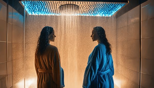 Veronique et Davina sous la douche : un générique culte revisité
